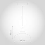 Romilly Step Clear Glass Breakfast Bar Pendant Light - SE Home