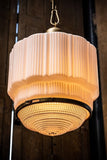 The Dean Art Deco Aged Lacquered Brass Kitchen Island Pendant Light - SE Home
