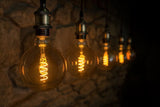 4W E27 ES Vintage Edison G125 LED Light Bulb 1800K Spiral Filament High CRI Dimmable - SE Home