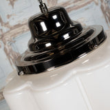 Glasshouse Nickel Art Deco Hallway Pendant Light - SE Home
