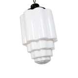 Glasshouse Nickel Art Deco Hallway Pendant Light - SE Home
