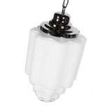 Glasshouse Nickel Art Deco Hallway Pendant Light - SE Home