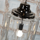 Glasshouse Nickel Clear Hallway Pendant Light - SE Home