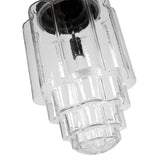 Glasshouse Nickel Clear Hallway Pendant Light - SE Home