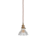 D'Arblay Brass Fluted Bell Pendant Light - SE Home