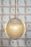 Hollen Globe Brass Glass Large Pendant Light - SE Home
