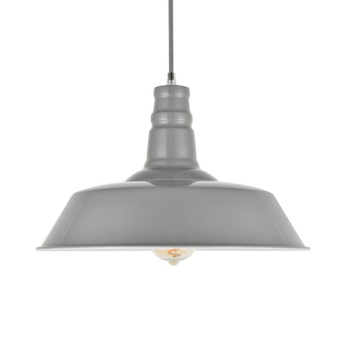 French Grey Industrial Breakfast Bar Pendant Light - Argyll - SE Home
