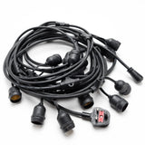 Festoon Carnival String Lights 48ft (14.6 metres) IP65 for Outdoor use - SE Home