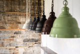 Ganton Vintage Cage Pendant Light French Grey - SE Home