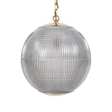 Hollen Globe Brass Glass Large Pendant Light - SE Home