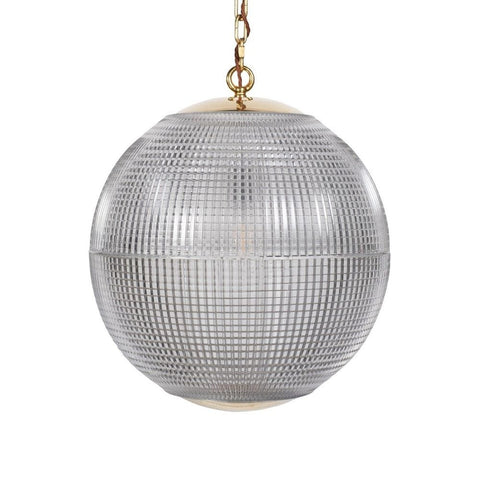 Hollen Globe Brass Glass Large Pendant Light - SE Home