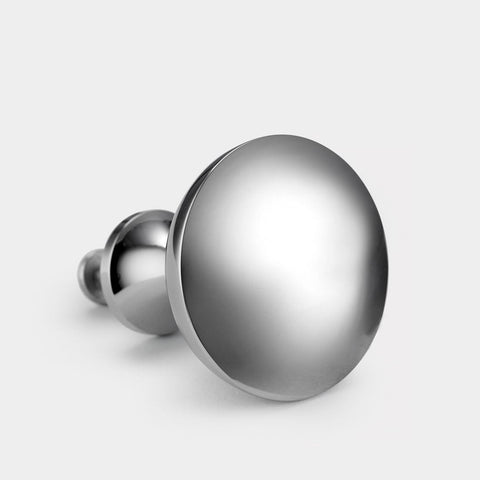 Door Knobs Dome Brass Cupboard Door Knob Handle - Chrome