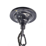 Compton Squid Ink Navy Blue Industrial Bell Pendant Ligh - SE Home