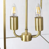 Langdon Lantern Pendant Small Brass - SE Home
