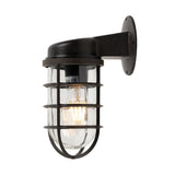 Broadwick Coffee Black Finish Indoor Nautical Bulkhead Wall Light - SE Home