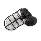 Broadwick Coffee Black Finish Indoor Nautical Bulkhead Wall Light - SE Home