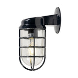 Broadwick Navy Blue IP44 Rated Nautical Bathroom Bulkhead Wall Light - SE Home