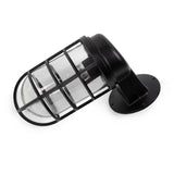 Broadwick Matt Black IP44 Rated Nautical Bathroom Bulkhead Wall Light - SE Home