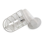 Broadwick Clay White IP44 Rated Nautical Bathroom Bulkhead Wall Light - SE Home