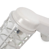 Broadwick Clay White IP44 Rated Nautical Bathroom Bulkhead Wall Light - SE Home