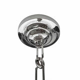 Frith Nickel Opaque Schoolhouse Stairwell Pendant Light - SE Home