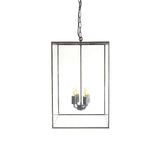 Langdon Lantern Pendant Light Large Blackened Brass - SE Home