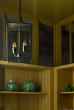 Langdon Lantern Pendant Small Matt Black - SE Home