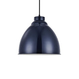 Oxford Vintage Pendant Light Squid Ink Navy Blue - No Chain - SE Home