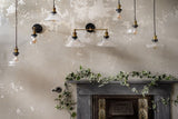 Romilly Dome Etched Glass French Style Bedroom Pendant Light - SE Home