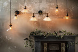 Romilly Step Clear Glass Breakfast Bar Pendant Light - SE Home