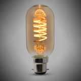 LED Vintage Bulbs 4W B22 Vintage Edison T45 LED Light Bulb 1800K Spiral Filament High CRI Dimmable