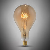 LED Vintage Bulbs LARGE 4W E27 Vintage Edison PS42 ES LED Light Bulb 1800K T-Spiral Filament High CRI Dimmable