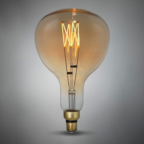 LED Vintage Bulbs LARGE 4W E27 ES Vintage Edison ER180 LED Light Bulb 1800K N-Shape Filament High CRI Dimmable