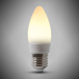 LED Lamps & Bulbs 4w E27 ES 3000K Opal Dimmable LED Candle Bulb