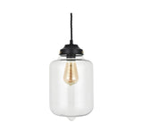 Goslett Clear Blown Glass Jar Pendant Light - SE Home