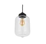Goslett Clear Blown Glass Jar Pendant Light - SE Home