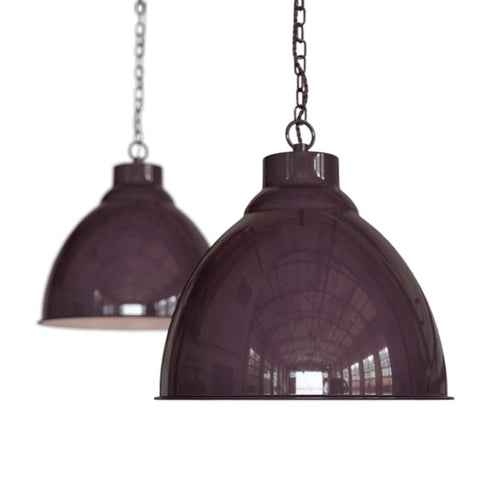 Hand Painted Iron Pendant Lights Oxford Vintage Pendant Light Mulberry Red Burgundy