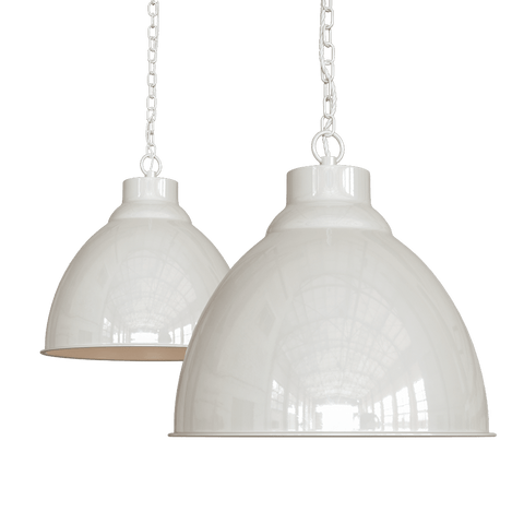 Oxford Vintage Pendant Light Clay White Cream SE Home