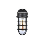 Broadwick Coffee Black Finish Indoor Nautical Bulkhead Wall Light - SE Home