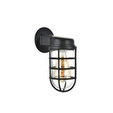 Broadwick Coffee Black Finish Indoor Nautical Bulkhead Wall Light - SE Home