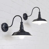 Argyll Industrial Wall Light Squid Ink Navy Blue - SE Home