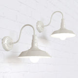 Argyll Industrial Wall Light Clay White Cream - SE Home