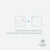 Click Smart+ Home WIFI 13A 1 Gang Switched Plug Socket - SE Home