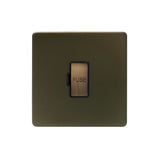 Screwless Bronze 13A Unswitched FCU - SE Home