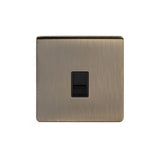 Screwless Antique Brass 1 Gang Data Socket RJ45 Cat5/Cat6 - SE Home